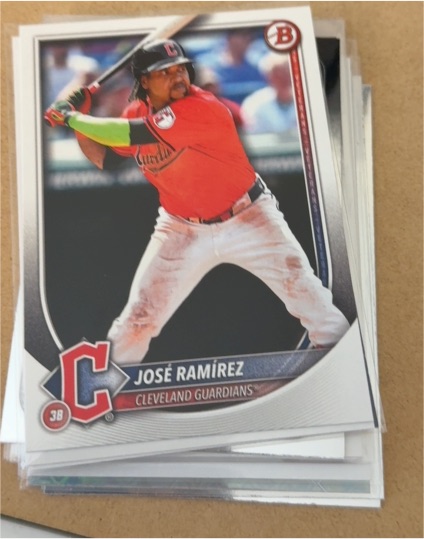 2025 Bowman #89 Jose Ramirez — front