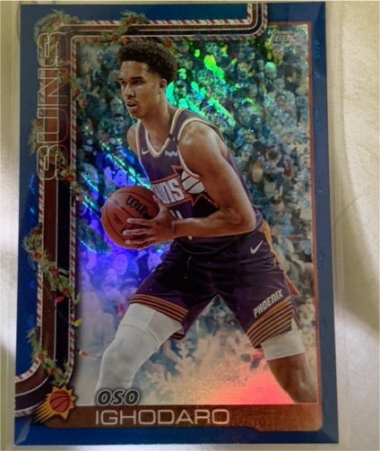 2025-26 Topps Holiday #H128 Oso Ighodaro — front