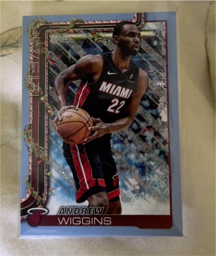 2025-26 Topps Holiday #H62 Andrew Wiggins — front