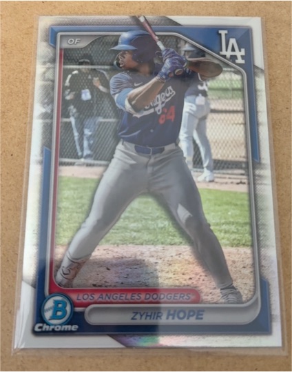 2024 Bowman Draft Chrome #BDC-139 Zyhir Hope — front