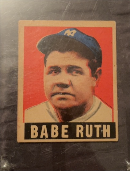 1948 Leaf #3 Babe Ruth — front