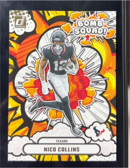 2025 Panini Donruss Bomb Squad! #BS-NCS Nico Collins — front