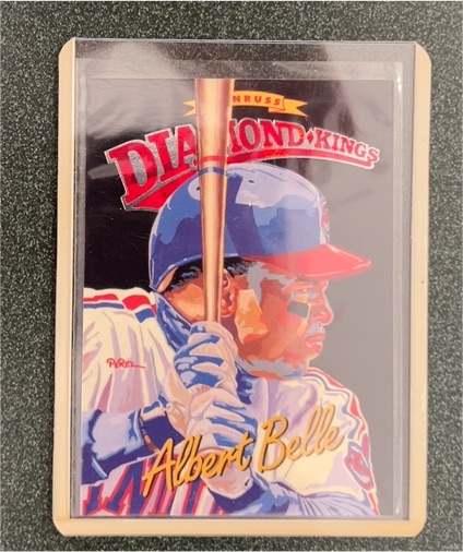 1994 Donruss Diamond Kings #DK-8 Albert Belle — front