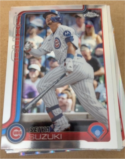 2025 Topps Chrome #210 Seiya Suzuki — front