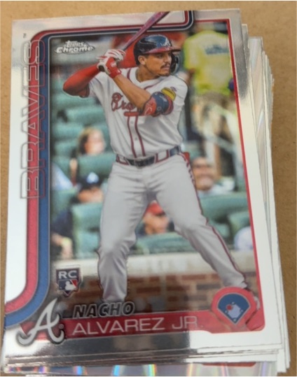 2025 Topps Chrome #75 Nacho Alvarez Jr. — front