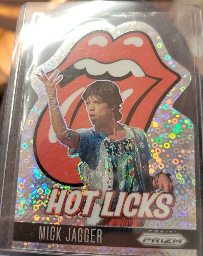 2025 Panini Prizm The Rolling Stones #6 Mick Jagger Hot Licks — front