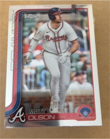 2025 Topps Series 1 #145 Matt Olson — front