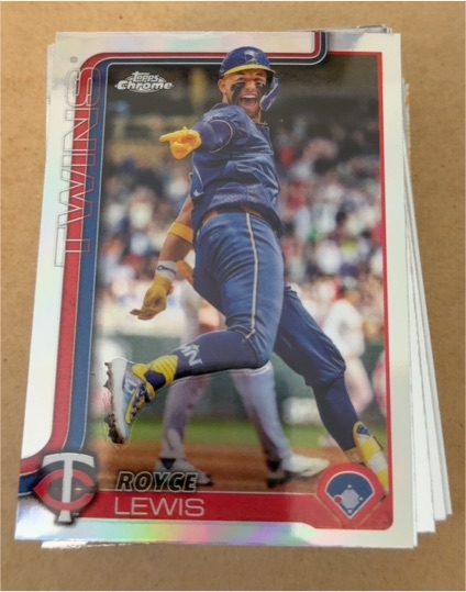 2025 Topps Chrome #254 Royce Lewis — front
