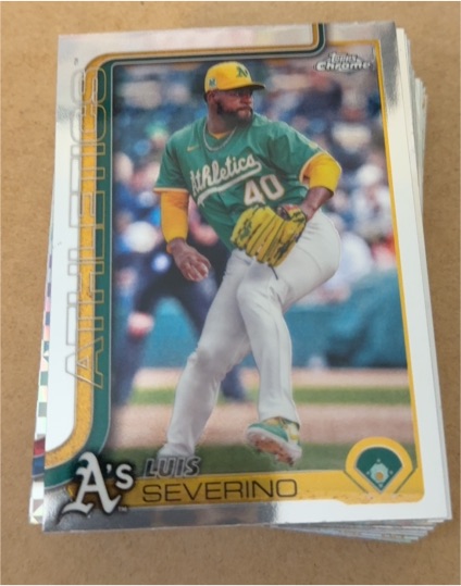 2025 Topps Chrome #241 Luis Severino — front