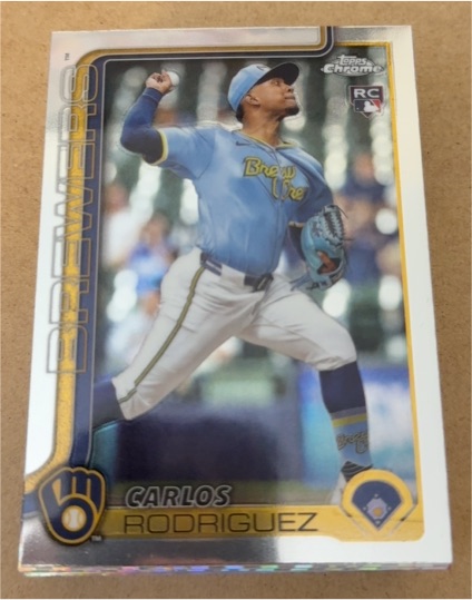 2025 Topps Chrome #201 Carlos Rodriguez — front