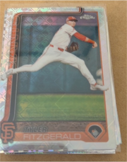 2025 Topps Chrome #30 Tyler Fitzgerald — front