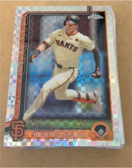 2025 Topps Chrome #40 Mike Yastrzemski — front