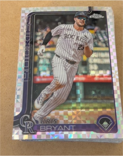 2025 Topps Chrome #248 Kris Bryant — front
