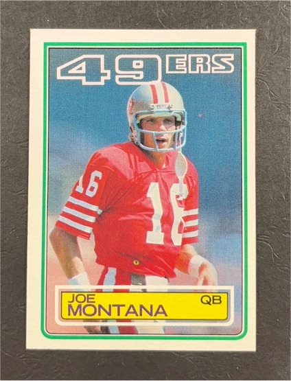 1983 Topps #169 Joe Montana — front