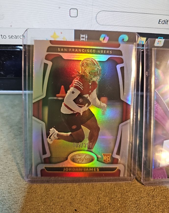 2025 Panini Certified #109 Jordan James — front