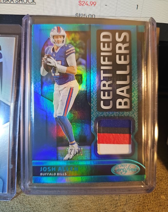 2025 Panini Certified #CBM-JAN Josh Allen — front
