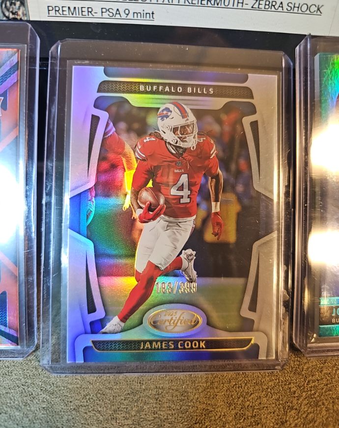 2025 Panini Certified #11 James Cook — front
