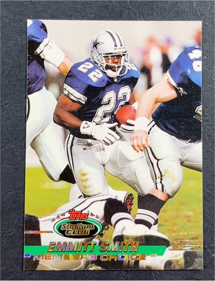 1993 Topps Stadium Club #491 Emmitt Smith — front