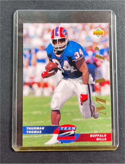 1993 Upper Deck Football #TM3 Thurman Thomas Team MVP — front