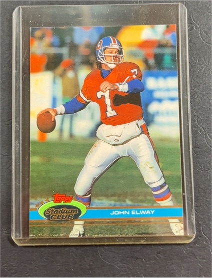 1991 Topps Stadium Club #294 John Elway — front