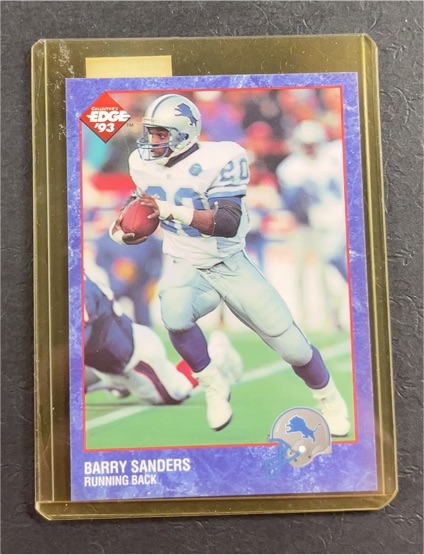 1993 Collector's Edge #64 Barry Sanders — front