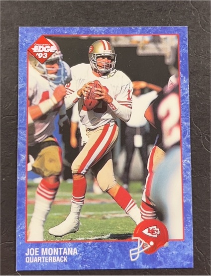 1993 Collector's Edge #109 Joe Montana — front
