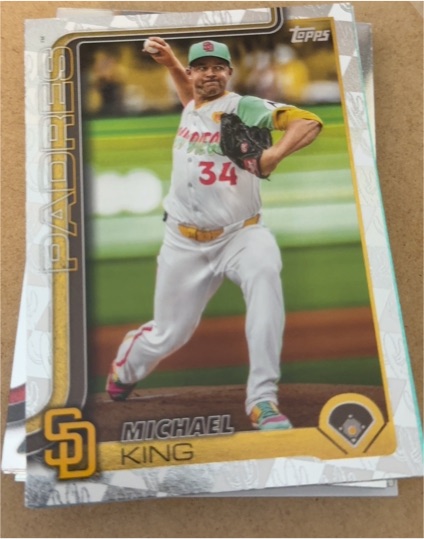 2025 Topps Series 1 #195 Michael King — front