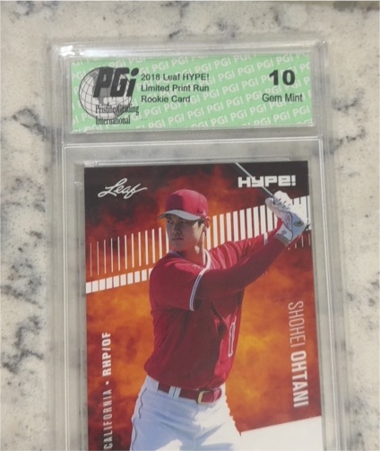 2018 Leaf HYPE! #10 Shohei Ohtani — front