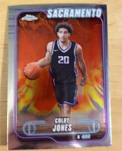 2024-25 Topps Chrome #192 Colby Jones — front