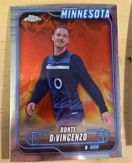 2024-25 Topps Chrome #20 Donte DiVincenzo — front