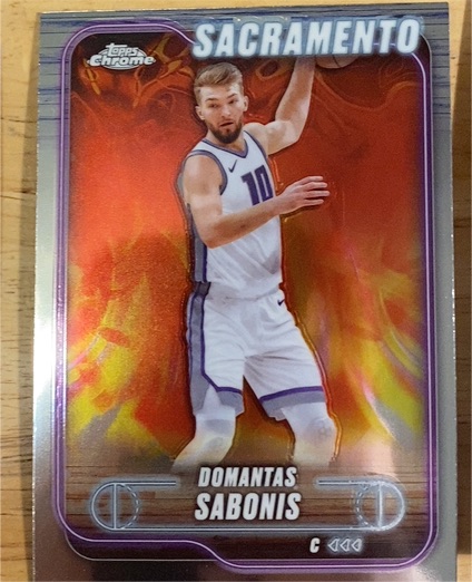 2024-25 Topps Chrome #153 Domantas Sabonis — front