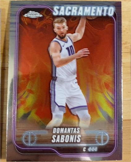 2024-25 Topps Chrome #153 Domantas Sabonis — front