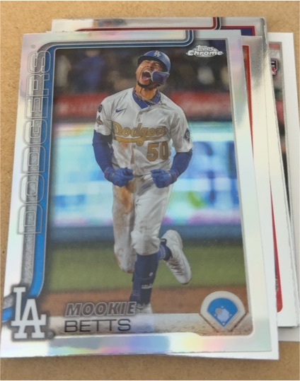 2025 Topps Chrome #50 Mookie Betts — front