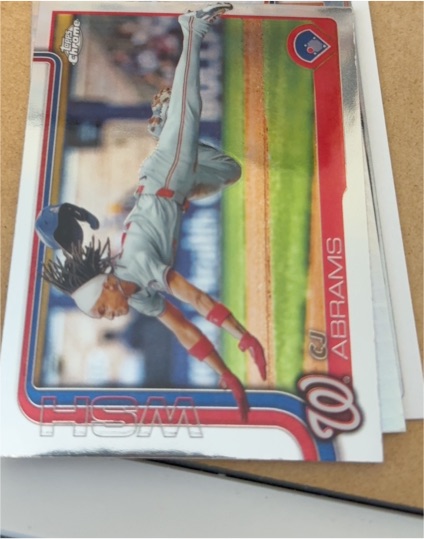 2025 Topps Chrome #176 CJ Abrams — front