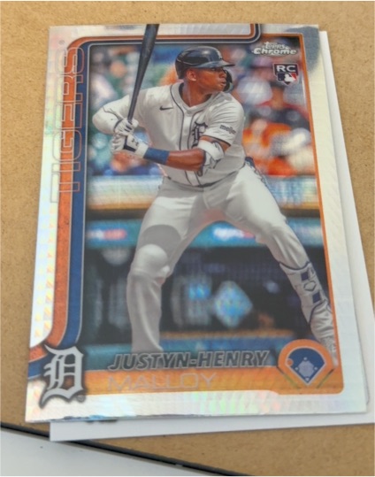 2025 Topps Series 1 #269 Justyn-Henry Malloy — front