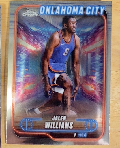 2024-25 Topps Chrome #63 Jalen Williams — front