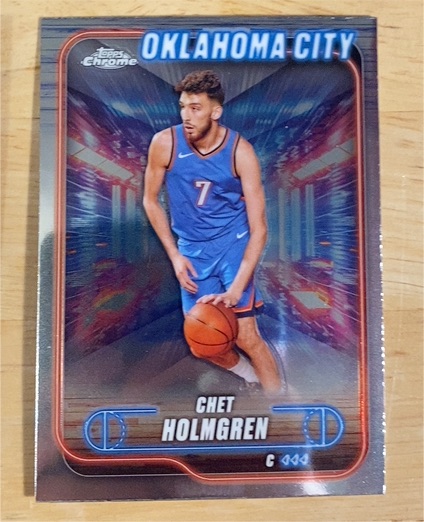 2024-25 Topps Chrome #99 Chet Holmgren — front