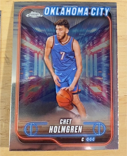 2024-25 Topps Chrome #99 Chet Holmgren — front