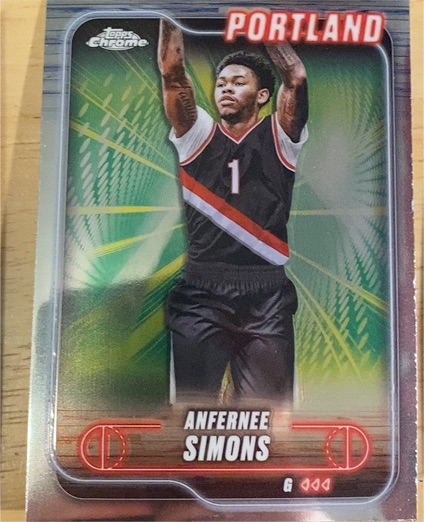 2024-25 Topps Chrome #53 Anfernee Simons — front
