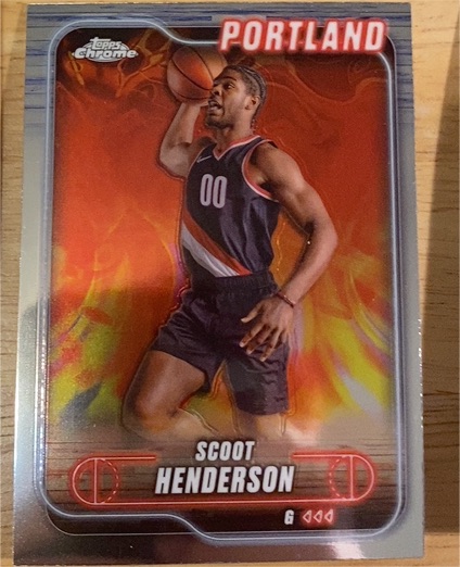 2024-25 Topps Chrome #24 Scoot Henderson — front