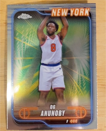 2024-25 Topps Chrome #60 OG Anunoby — front