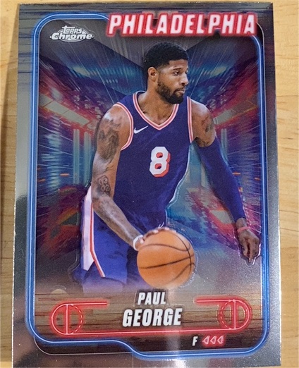 2024-25 Topps Chrome #135 Paul George — front