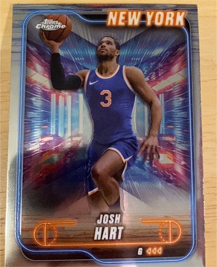 2024-25 Topps Chrome #71 Josh Hart — front