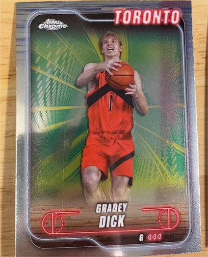 2024-25 Topps Chrome #92 Gradey Dick — front