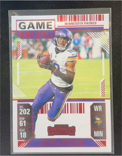 2024 Panini Contenders #65 Justin Jefferson — front