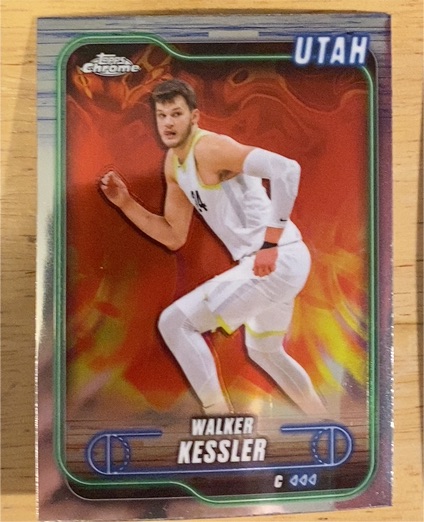 2024-25 Topps Chrome #66 Walker Kessler — front