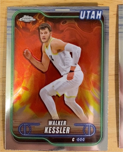 2024-25 Topps Chrome #66 Walker Kessler — front