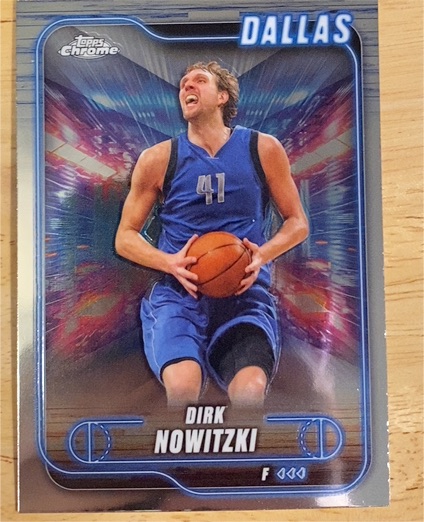2024-25 Topps Chrome #197 Dirk Nowitzki — front