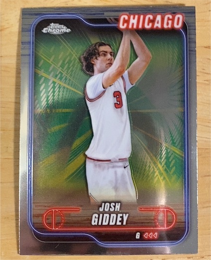 2024-25 Topps Chrome #76 Josh Giddey — front