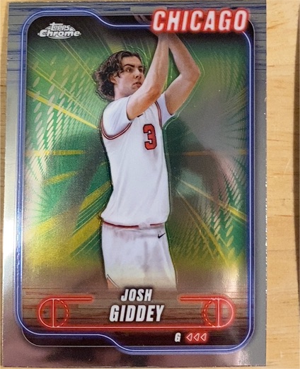 2024-25 Topps Chrome #76 Josh Giddey — front